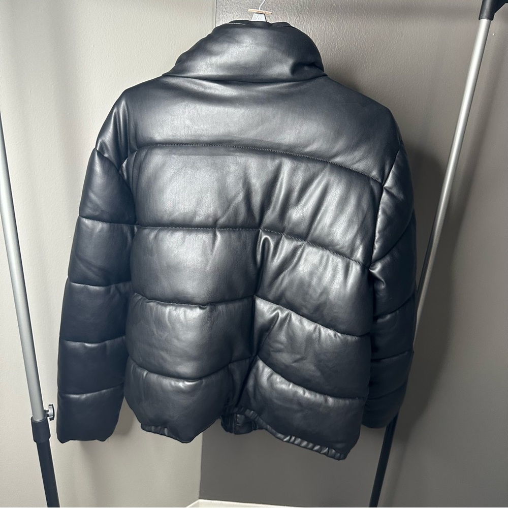 Cute Puffer Warm Coat Black Size 1X Gently Used Sebby - Picture 3 of 5